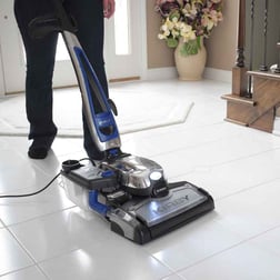 Use the Kirby with Tile & Grout Brush Roll installed to easily clean tile floors.